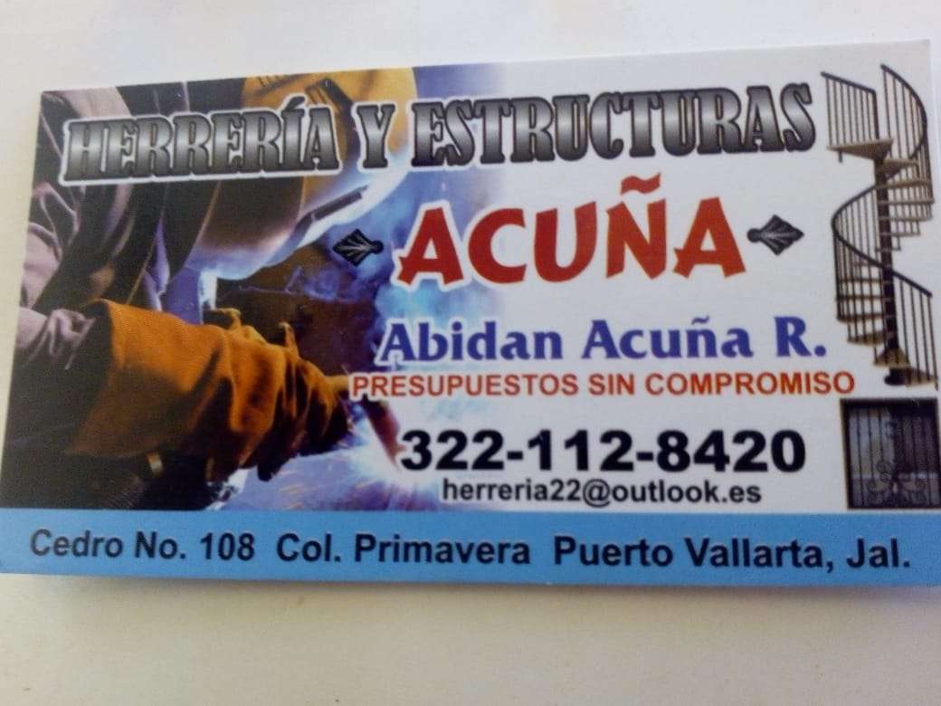 Portada de Herrería y Estructuras Acuña