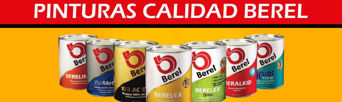 Portada de Pinturas Berel 