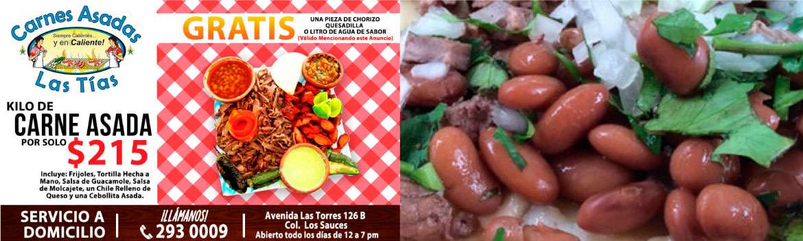 Portada de Carnes Asadas las Tias