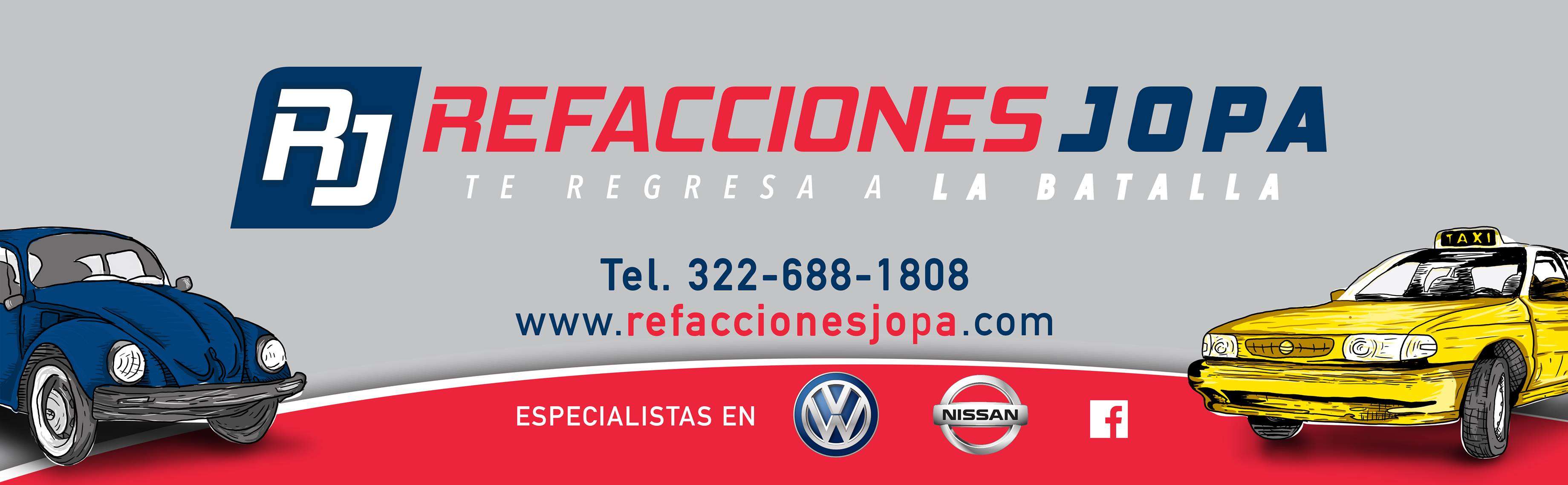 Portada de REFACCIONES JOPA